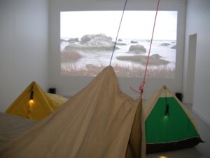 Installation view, The Beach, Gotlands konstmuseum 2011